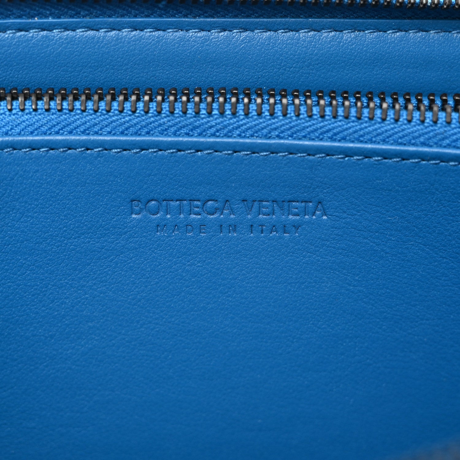 Bottega Veneta Nappa Intrecciato Zip Wallet Electrique 6 of 11