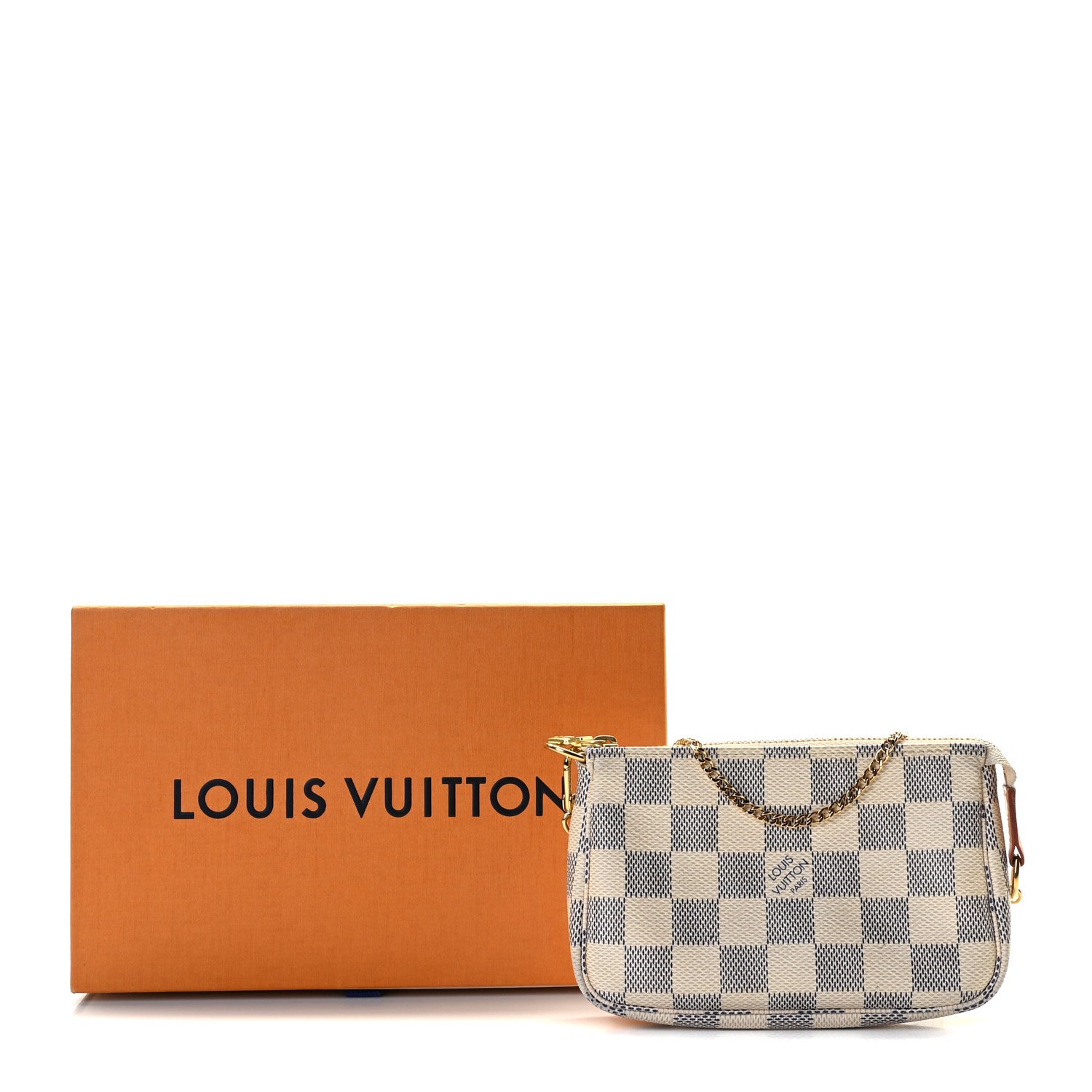 Louis Vuitton Damier Azur Mini Pochette Accessories 10 of 10