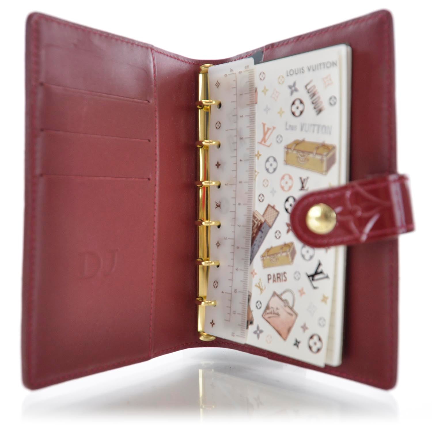 Louis Vuitton Vernis Small Ring Agenda Pomme D'Amour 5 of 9