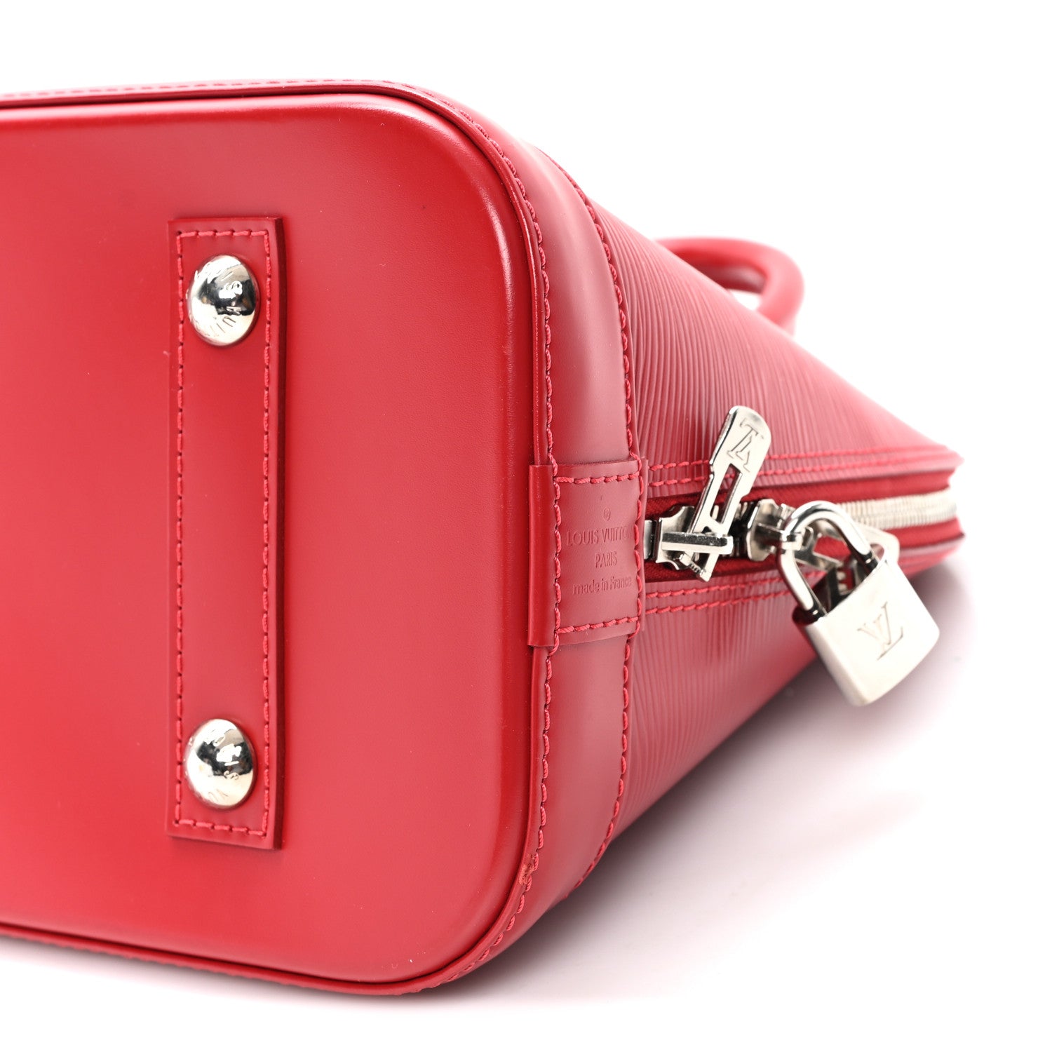 Louis Vuitton Epi Alma PM Carmine 9 of 10