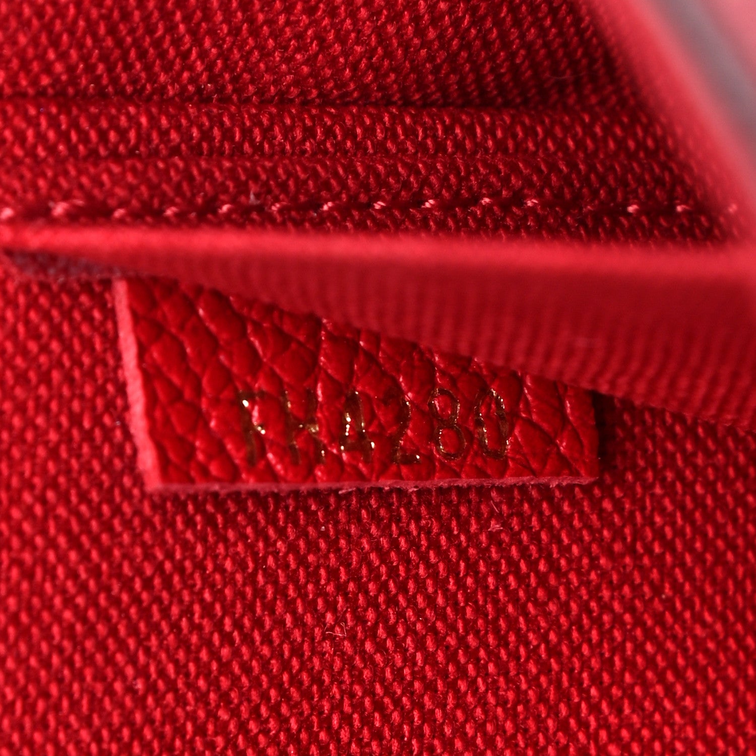 Louis Vuitton Empreinte Pochette Felicie Chain Wallet Scarlet 8 of 11