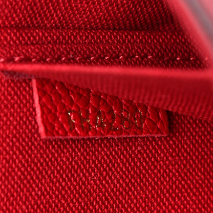 Louis Vuitton Empreinte Pochette Felicie Chain Wallet Scarlet 8 of 11