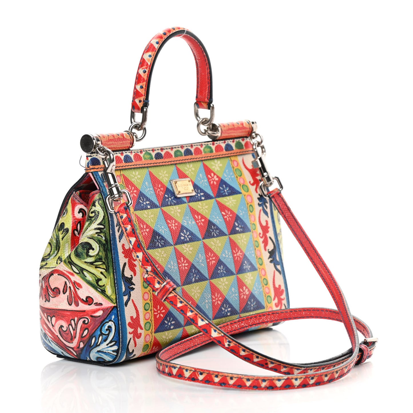 Dauphine Majolica Print Small Miss Sicily Satchel Multi
