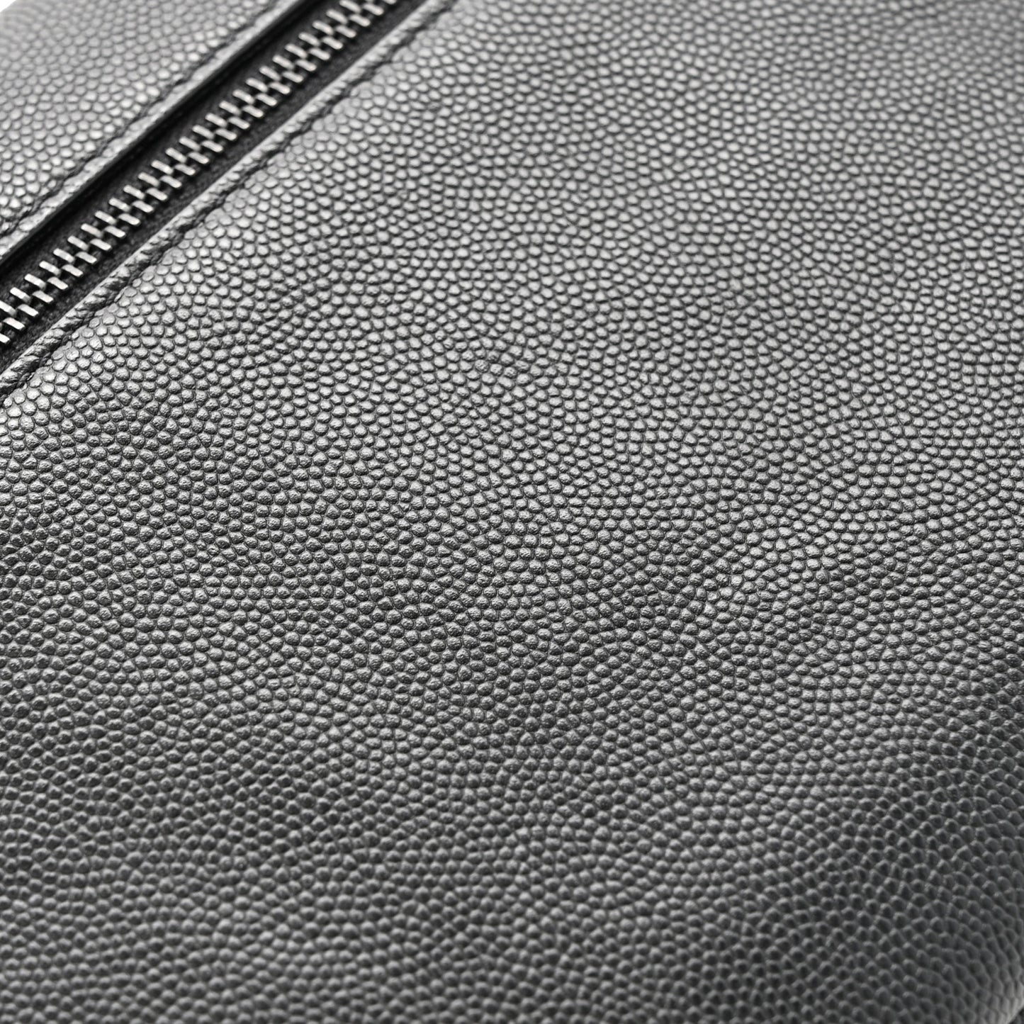 Grain De Poudre West Hollywood Monogram Fold Over Clutch Black