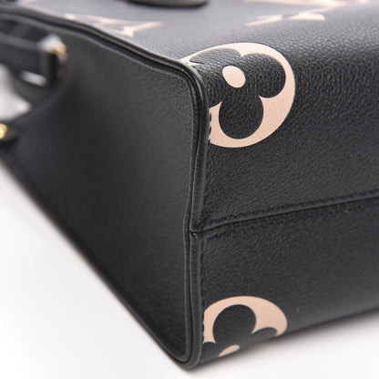 Louis Vuitton Empreinte Monogram Giant Onthego PM Black Beige 8 of 10