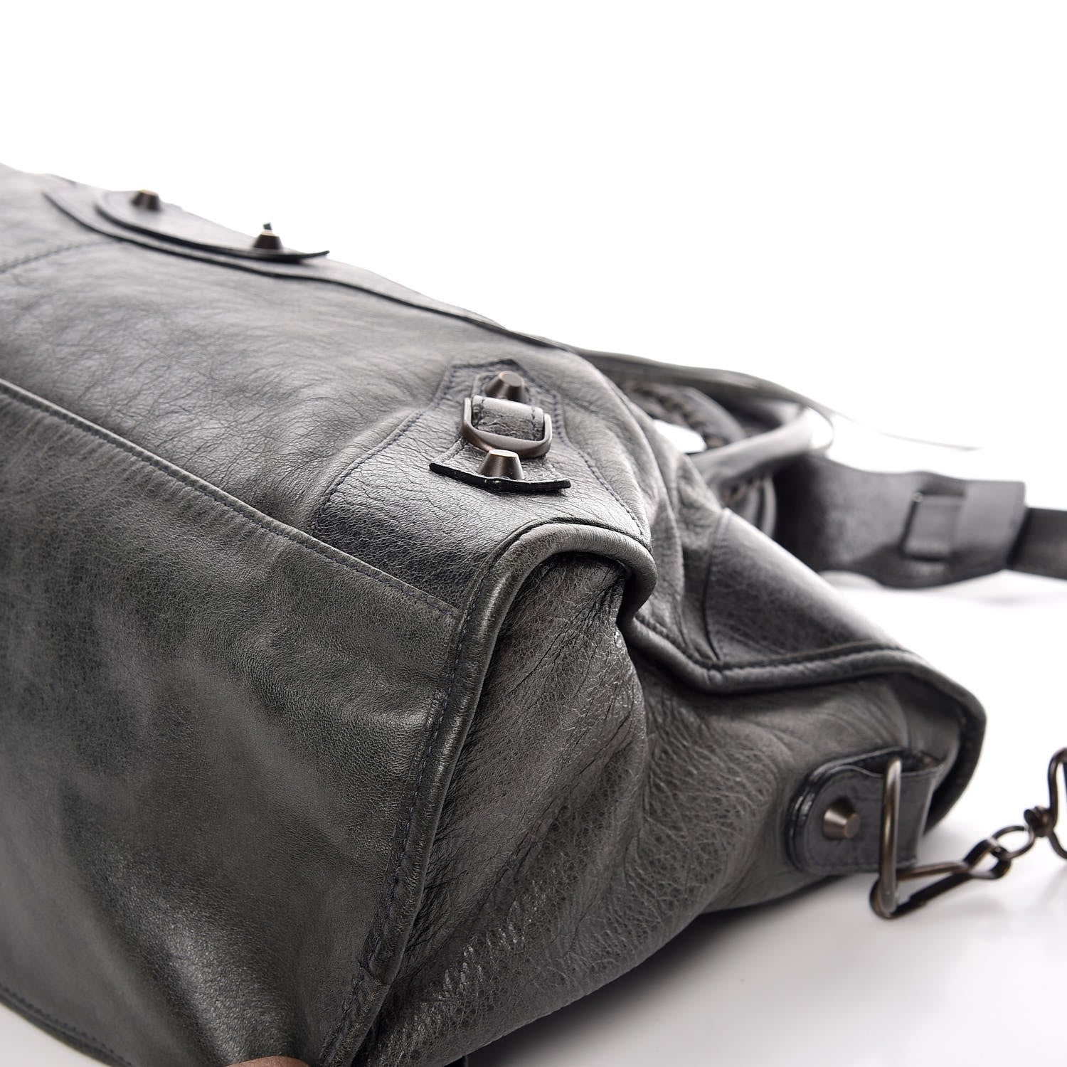 Balenciaga Agneau Classic Hardware Part Time Anthracite 11 of 19