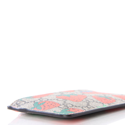 Gucci GG Supreme Monogram Strawberry Key Case 6 of 8