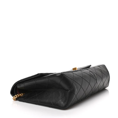Chanel Aged Calfskin Quilted 2.55 Reissue 226 Flap Black 4 of 9