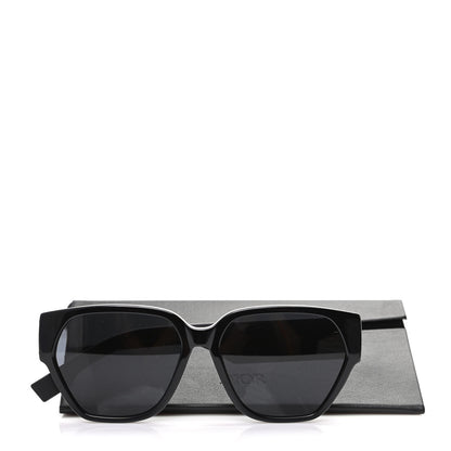 Christian Dior Acetate Square DiorID1 Sunglasses Black 7 of 7