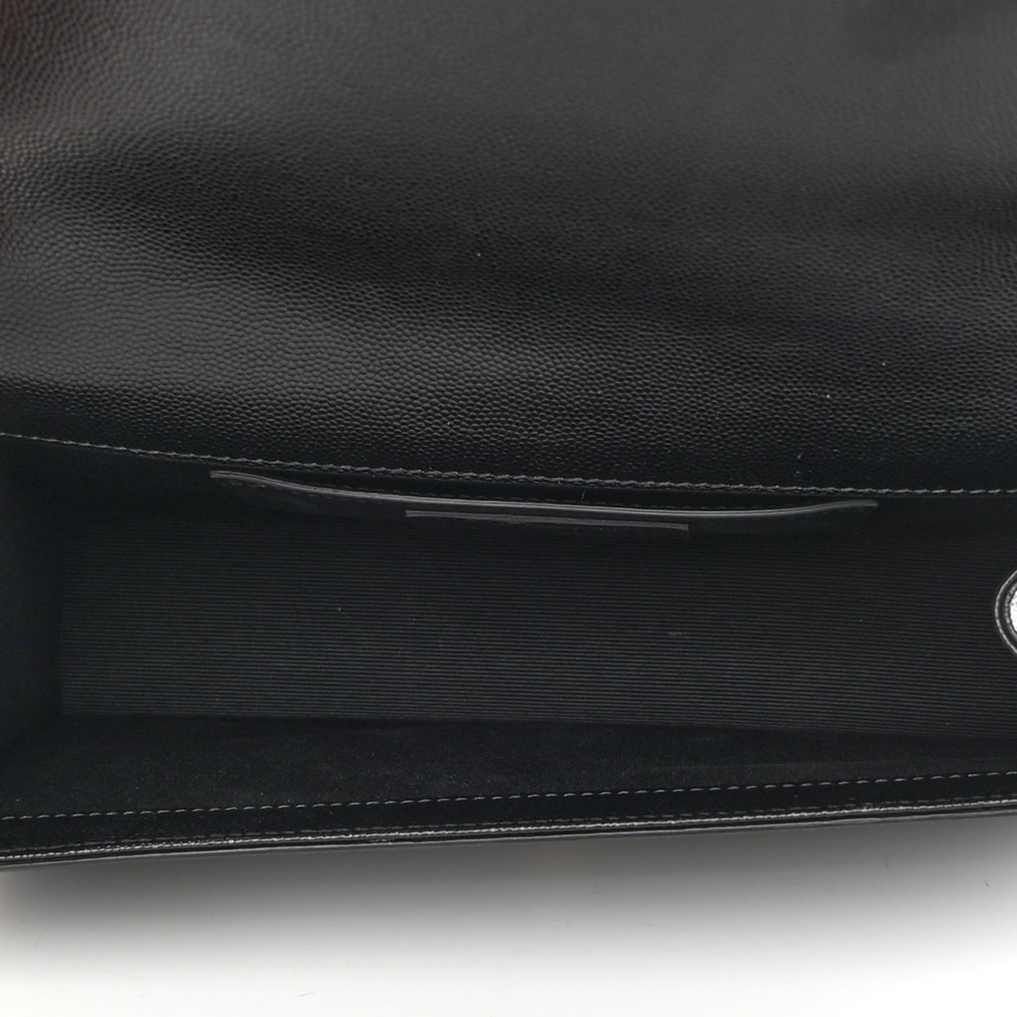 Grain De Poudre Medium Classic Monogram Kate Satchel Black