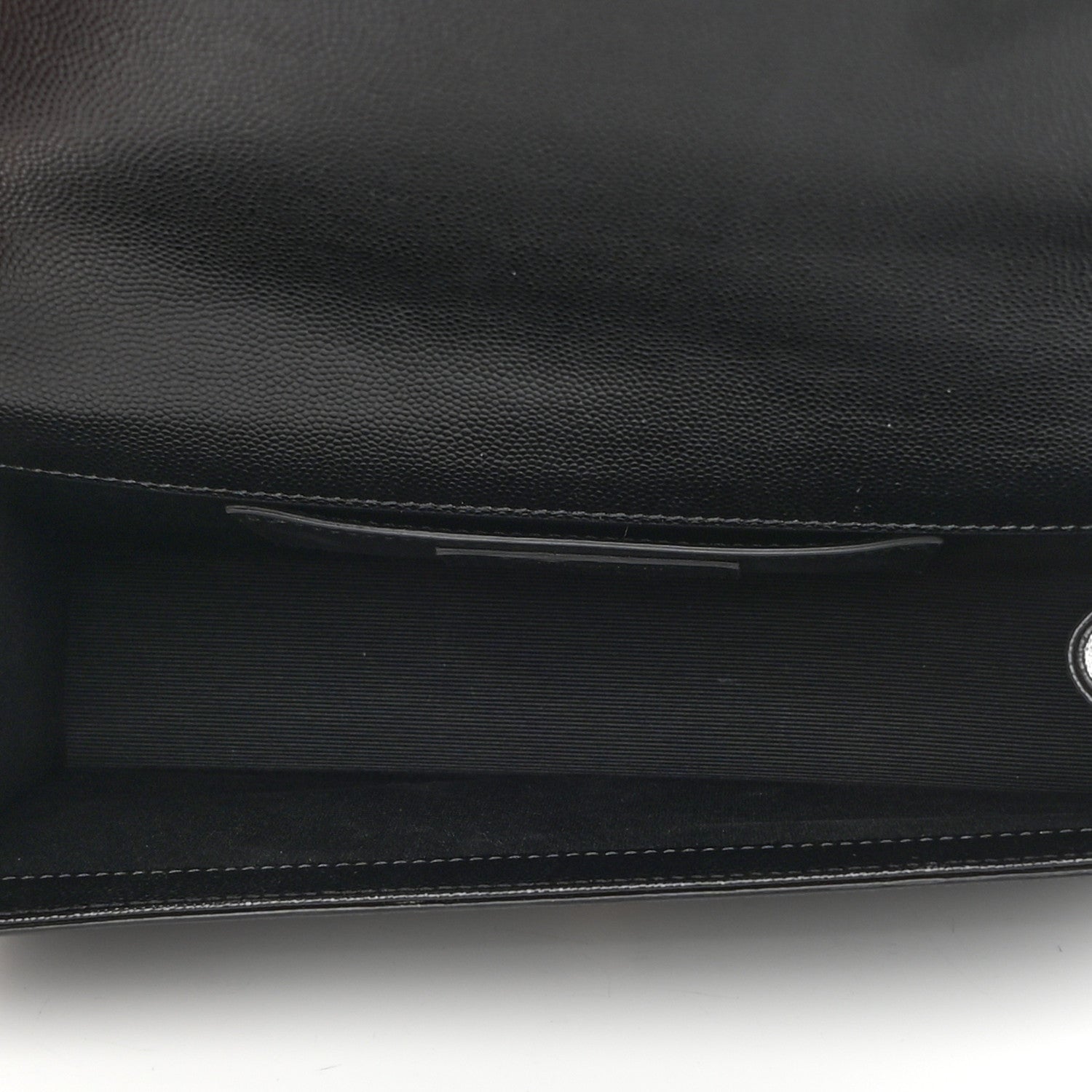 Saint Laurent Grain De Poudre Medium Classic Monogram Kate Satchel Black 5 of 11