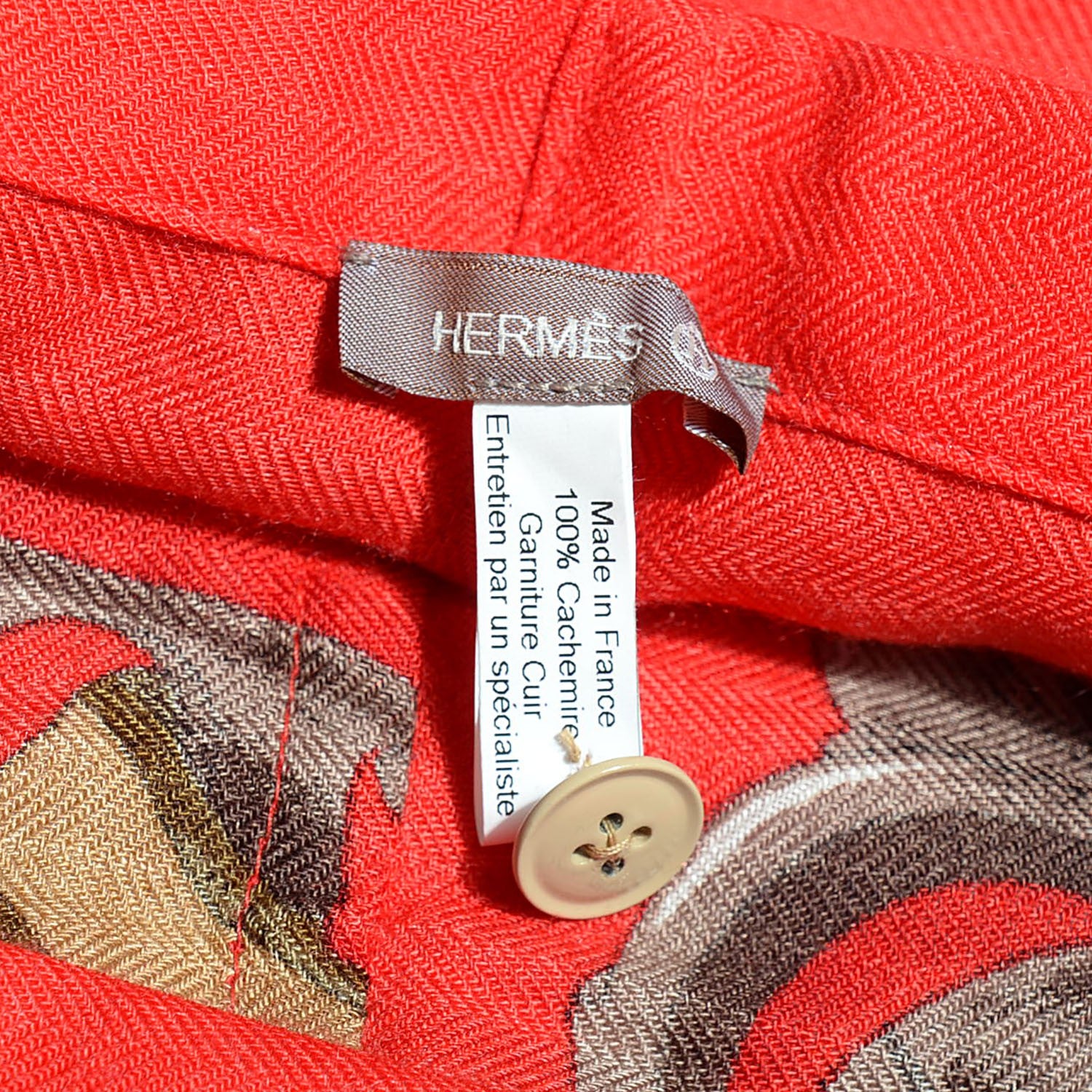 Hermes Cashmere L'Instruction du Roy Petit H Scarf 5 of 6