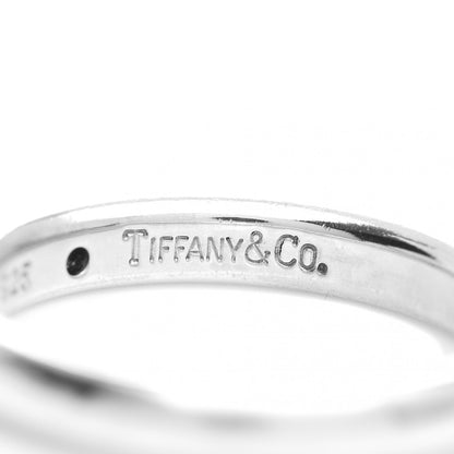 Tiffany Sterling Silver Diamond Elsa Peretti Band Ring 48 4.5 4 of 4