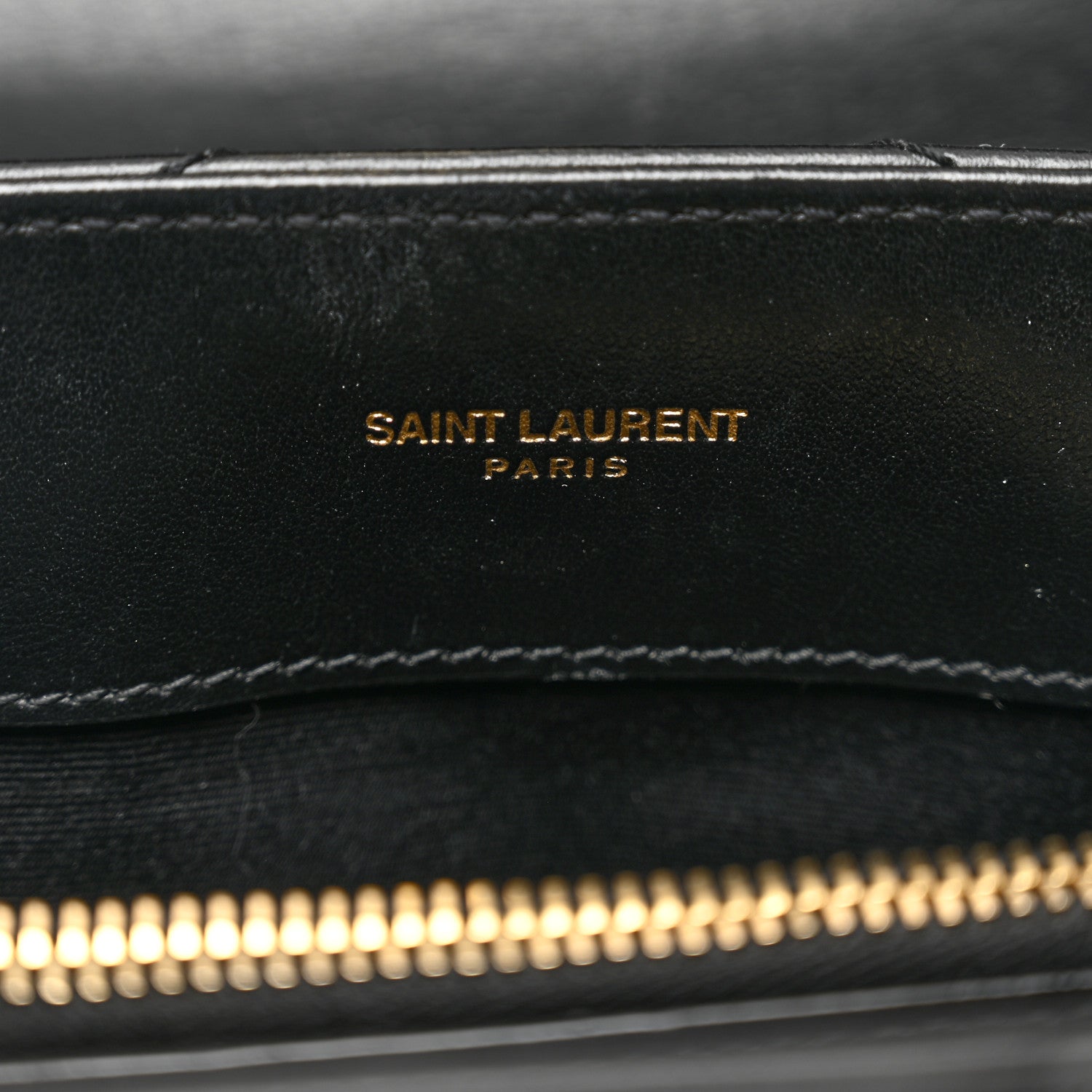 Saint Laurent Calfskin Y Quilted Monogram Small Loulou Chain Satchel Black 8 of 11