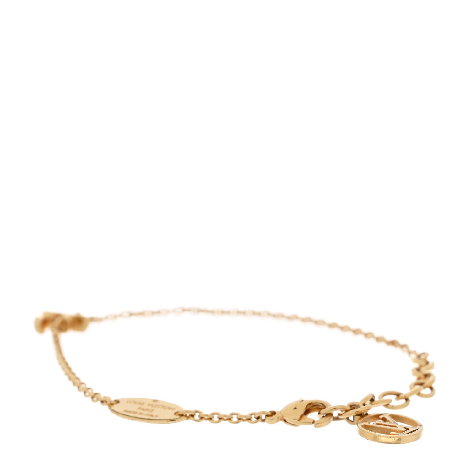 Louis Vuitton LV And Me Letter F Bracelet Gold 3 of 6