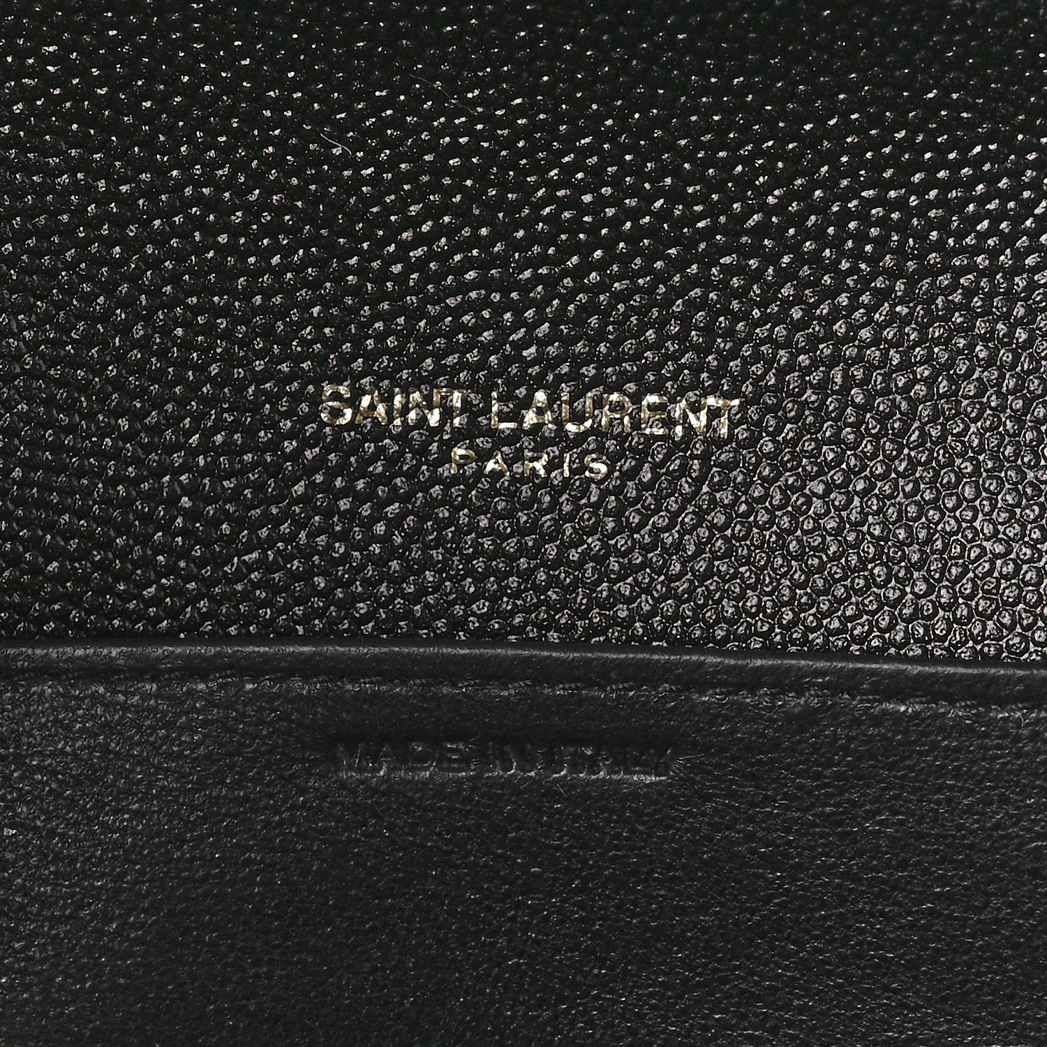 Saint Laurent Grain De Poudre Uptown Chain Wallet Black 7 of 10