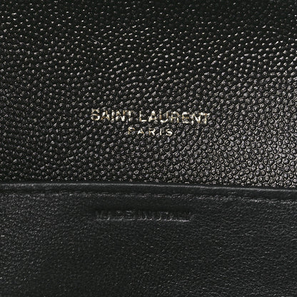 Saint Laurent Grain De Poudre Uptown Chain Wallet Black 7 of 10