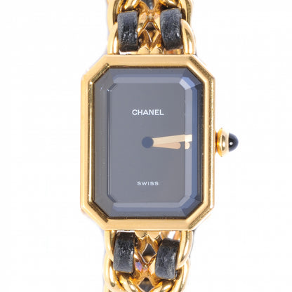 Chanel Stainless Steel Lambskin 20mm Chain Premiere Quartz Watch Gold M 1 of 5