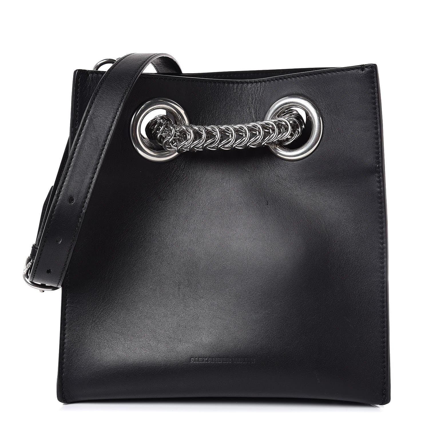 Alexander Wang Smooth Calfskin Genesis Box Chain Bag Black 1 of 9