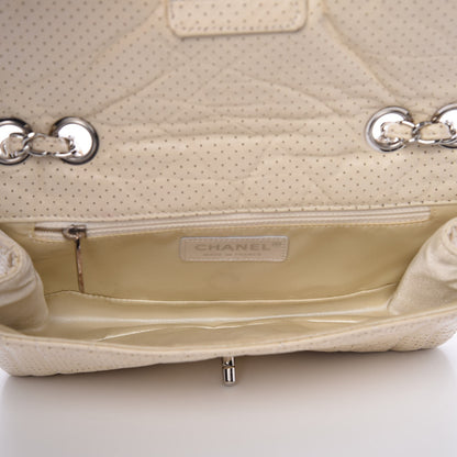 Chanel Aged Calfskin Perforated Small Flap Beige Clair 6 of 8