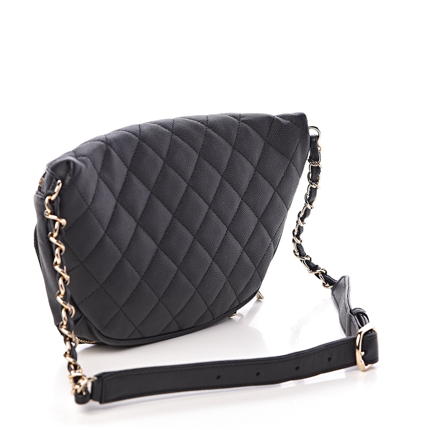 Chanel Caviar Quilted Business Affinity Waist Belt Bag Black 3 of 10