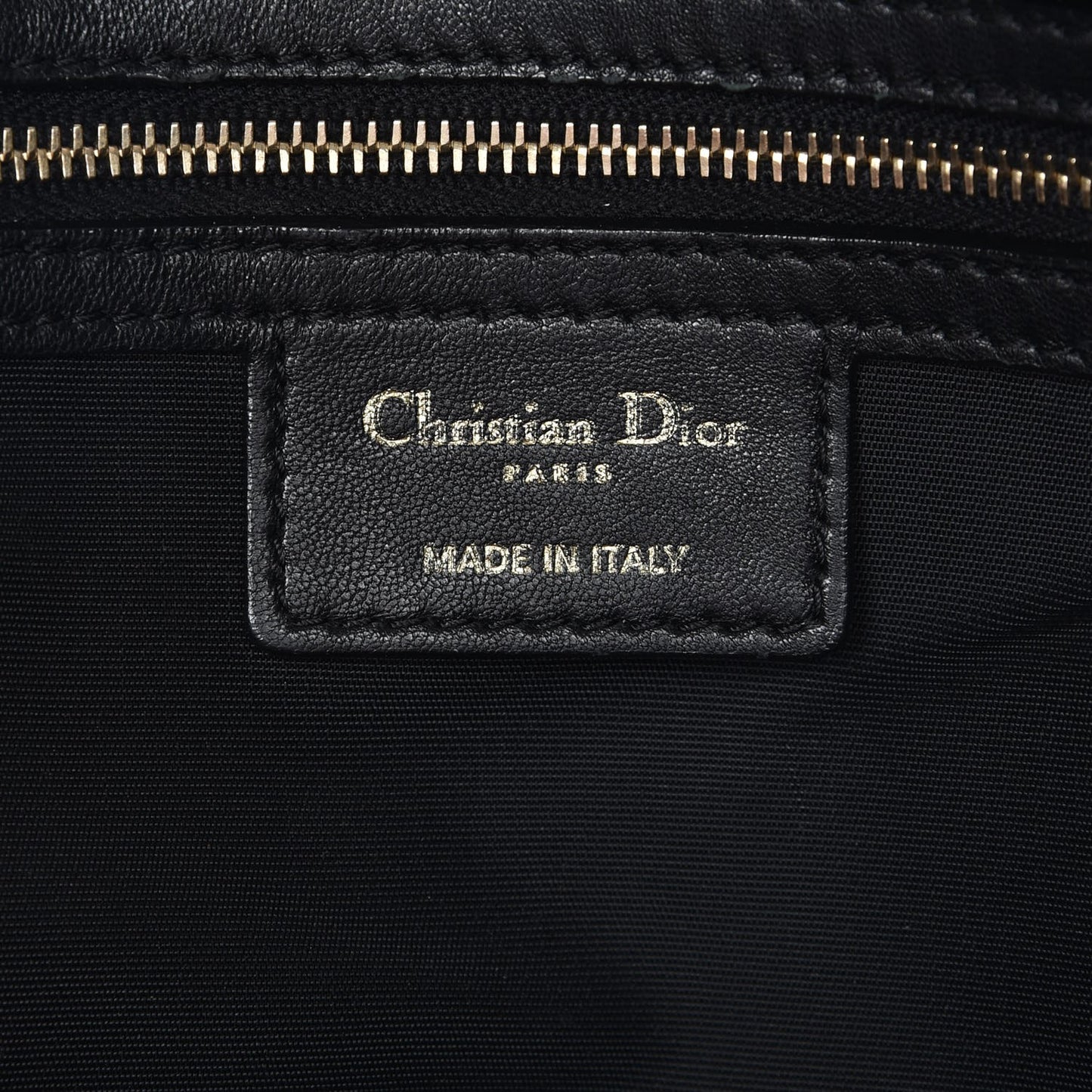 Lambskin Cannage Medium Delidior Flap Bag Black