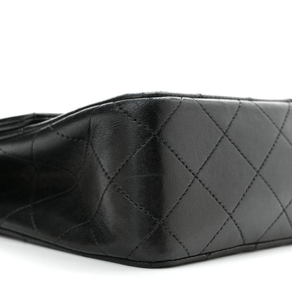 Chanel Lambskin Quilted Mini Square Flap Bag Black 7 of 10