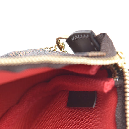 Louis Vuitton Damier Ebene Mini Pochette Accessories 7 of 8