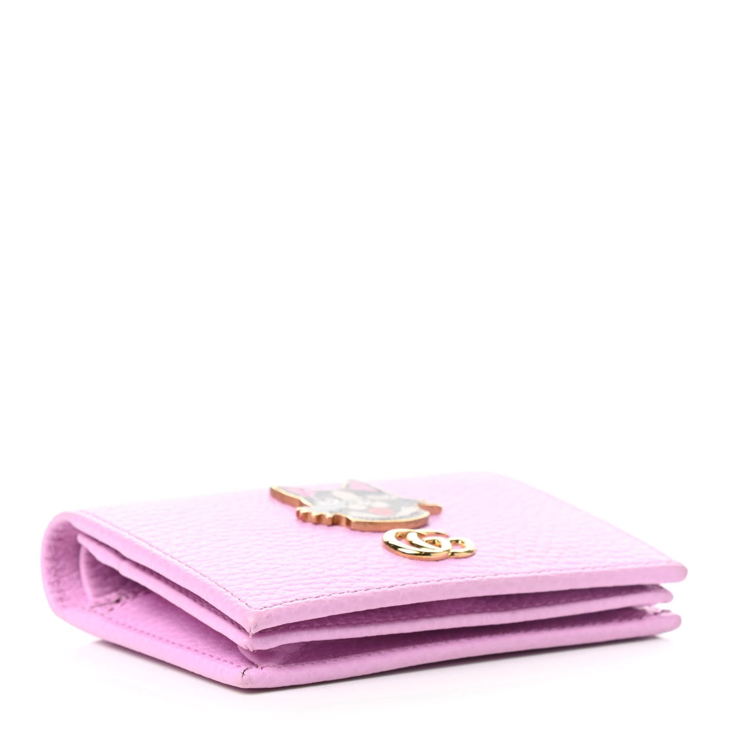 Dollar Calfskin Bosco Card Case Wallet Malva