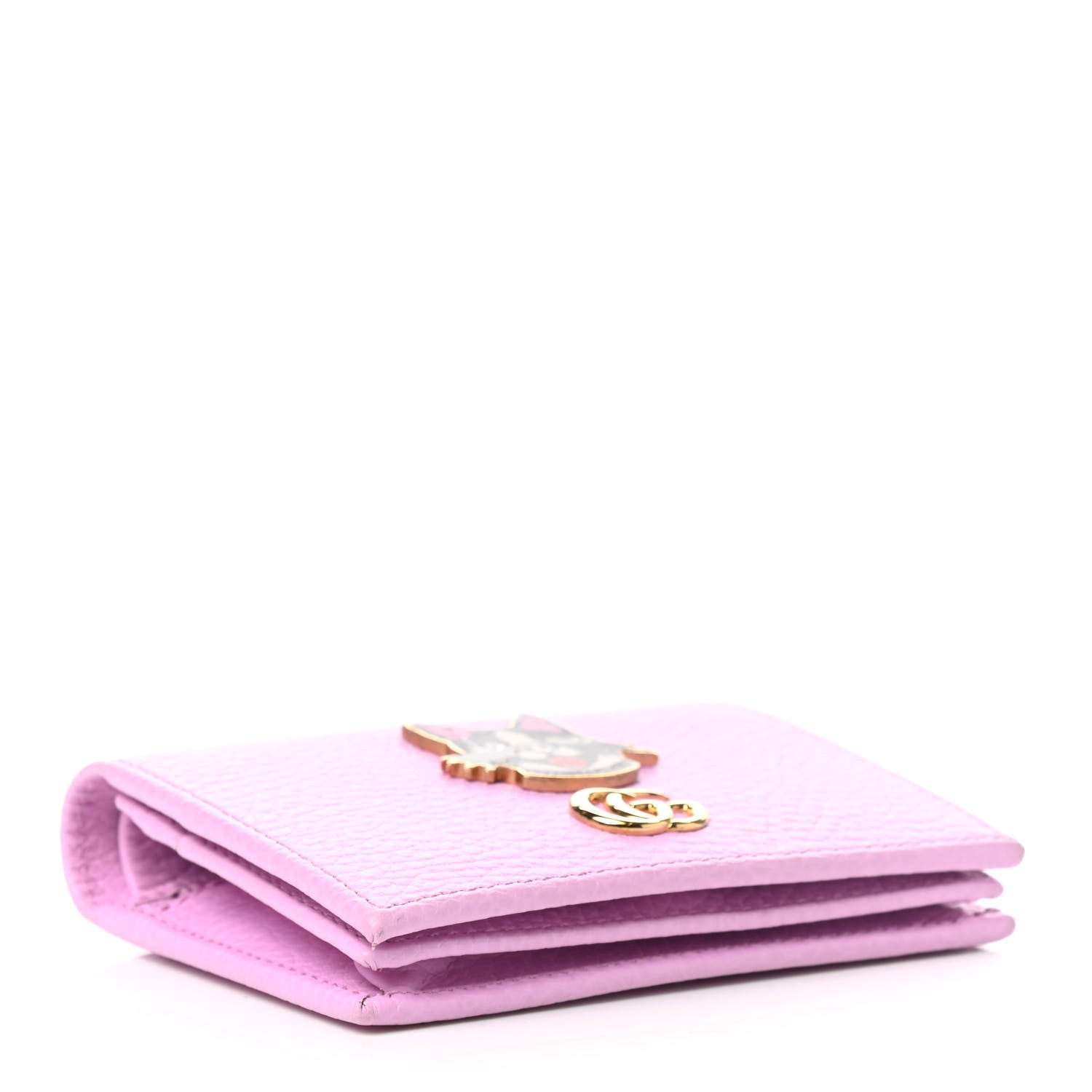 Gucci Dollar Calfskin Bosco Card Case Wallet Malva 4 of 7