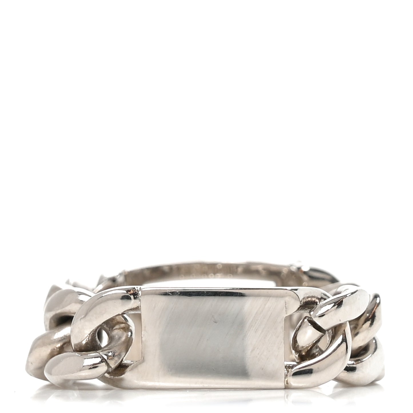 Metal FF Chain Ring S Silver