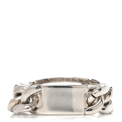 Fendi Metal FF Chain Ring S Silver 3 of 5