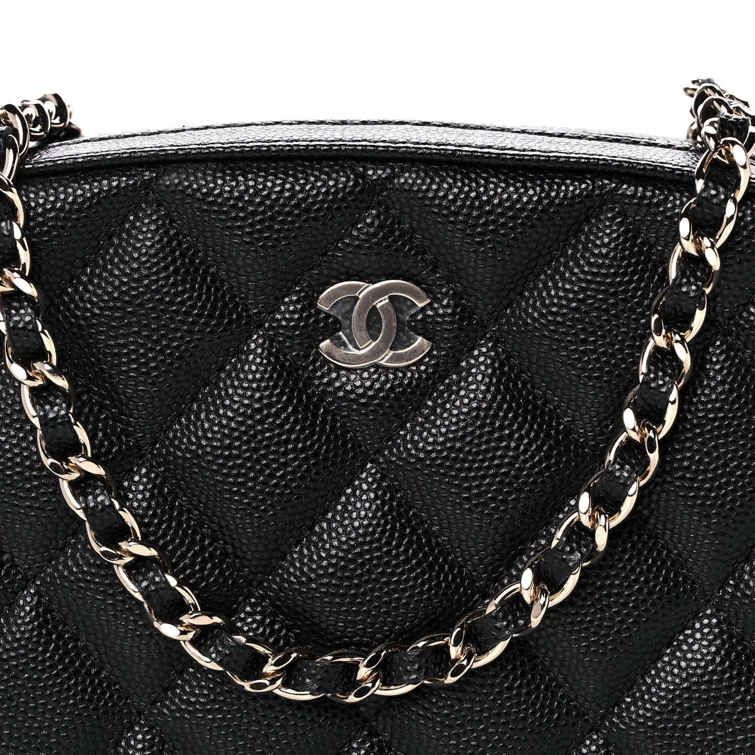 Chanel Caviar Quilted Vanity With Chain Black 8 of 11