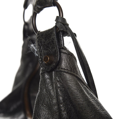 Balenciaga Agneau Classic Hardware Day Hobo Black 9 of 14