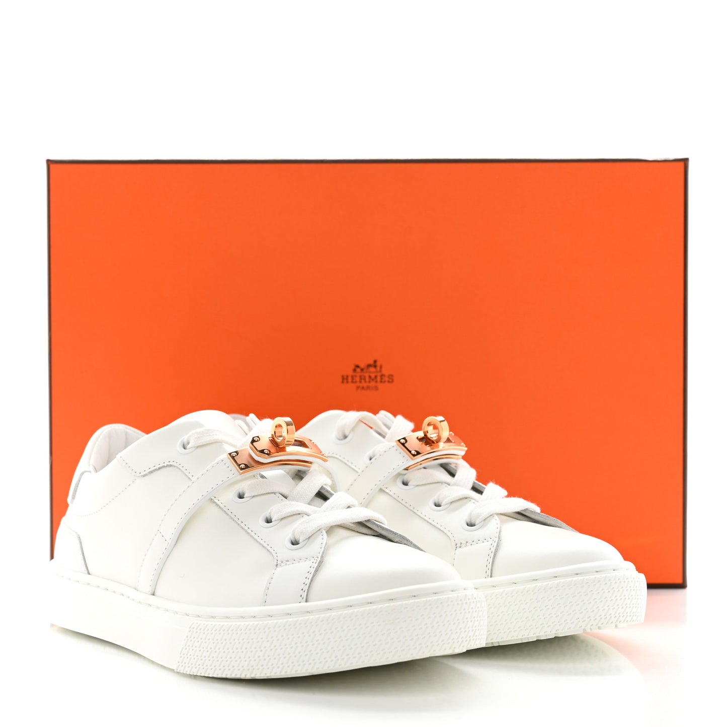 Calfskin Day Sneakers 35 White