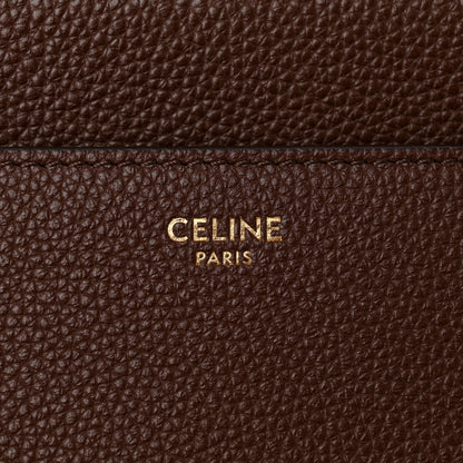 Celine Grained Calfskin Classique 16 Top Handle Bag Brown 6 of 11