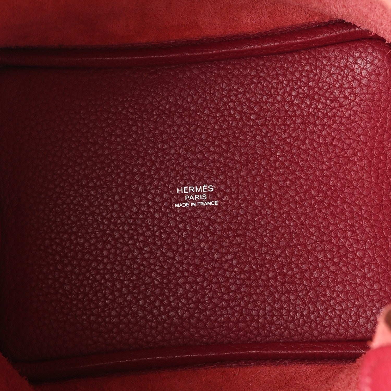 Hermes Taurillon Clemence Picotin Lock 18 PM Rubis 5 of 11