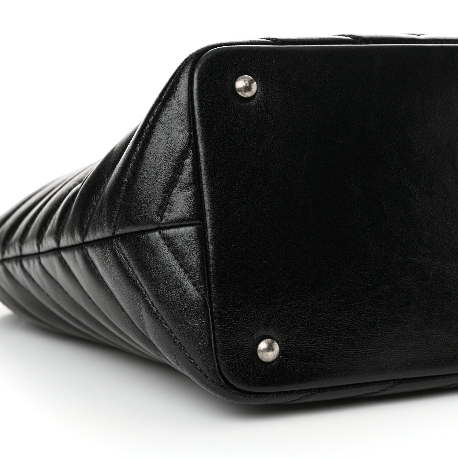 Chanel Aged Calfskin Quilted Mad About Quilting Small Hobo Black 9 of 13