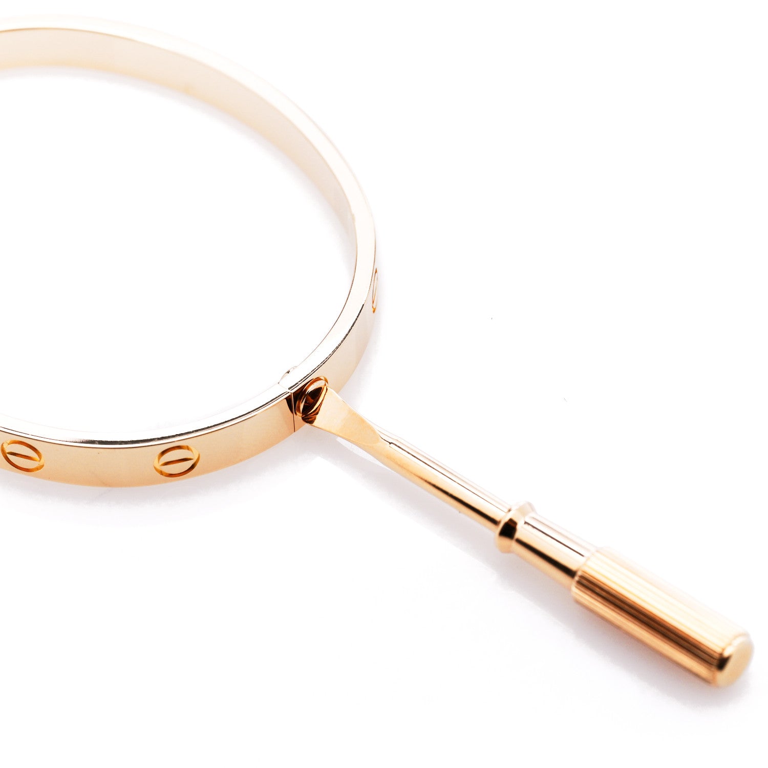 Cartier 18K Pink Gold LOVE Bracelet 17 7 of 7