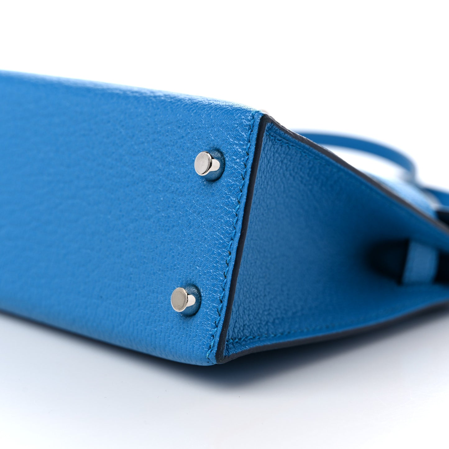 Chevre Mysore Mini Kelly Sellier 20 Bleu Hydra