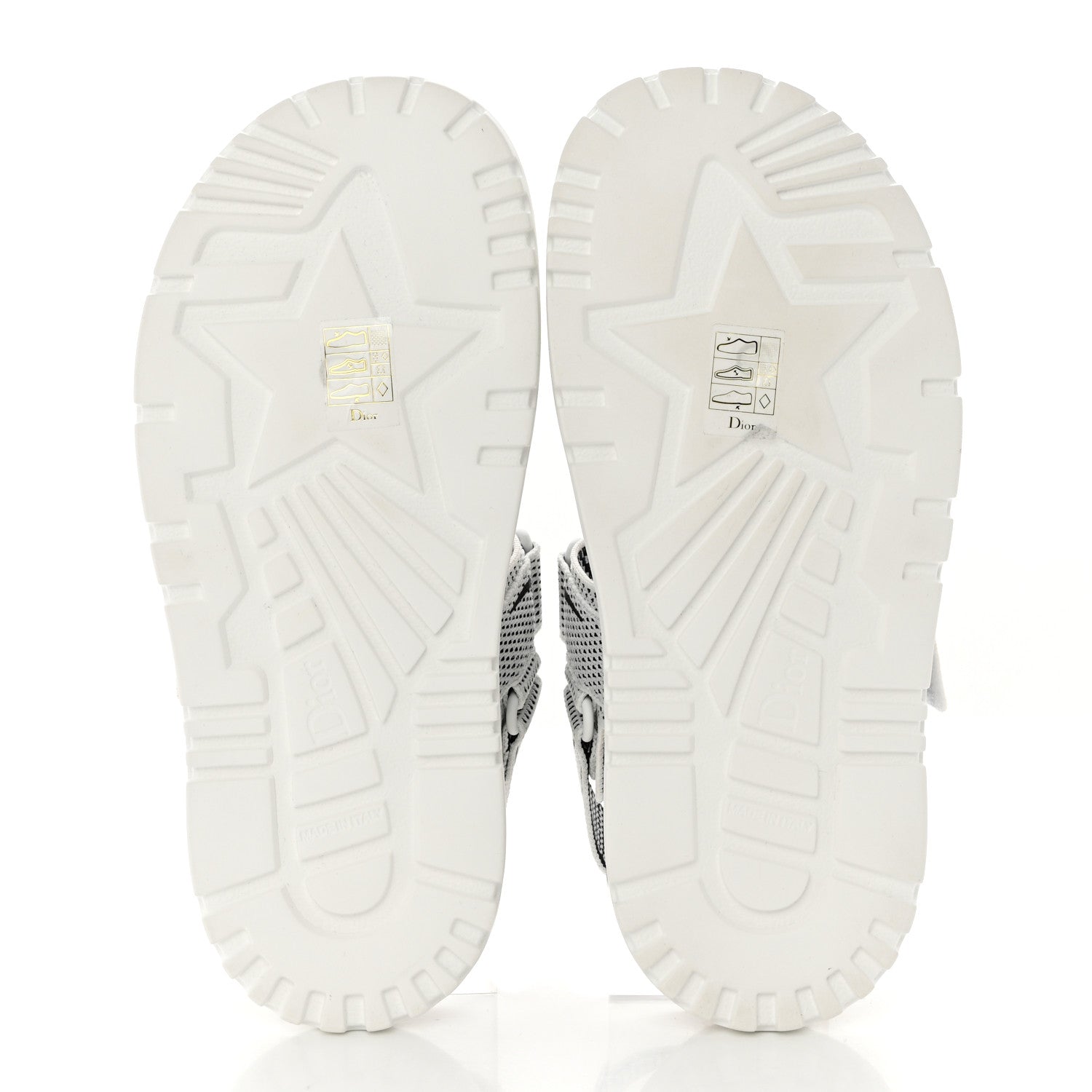 Christian Dior Technical Knit Jute Dioract 10mm Sandals 37.5 White Black 5 of 8