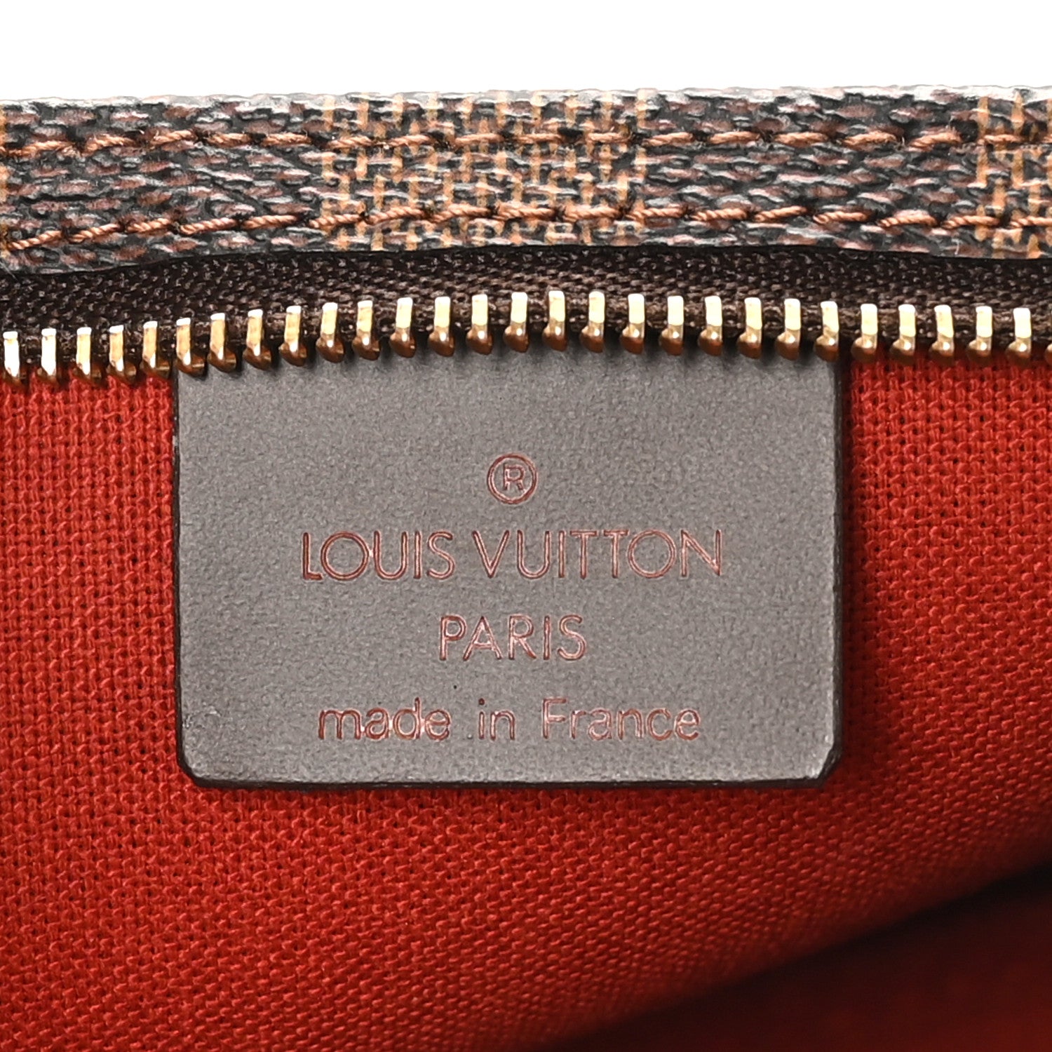 Louis Vuitton Damier Ebene Navona Pochette Accessories 6 of 9