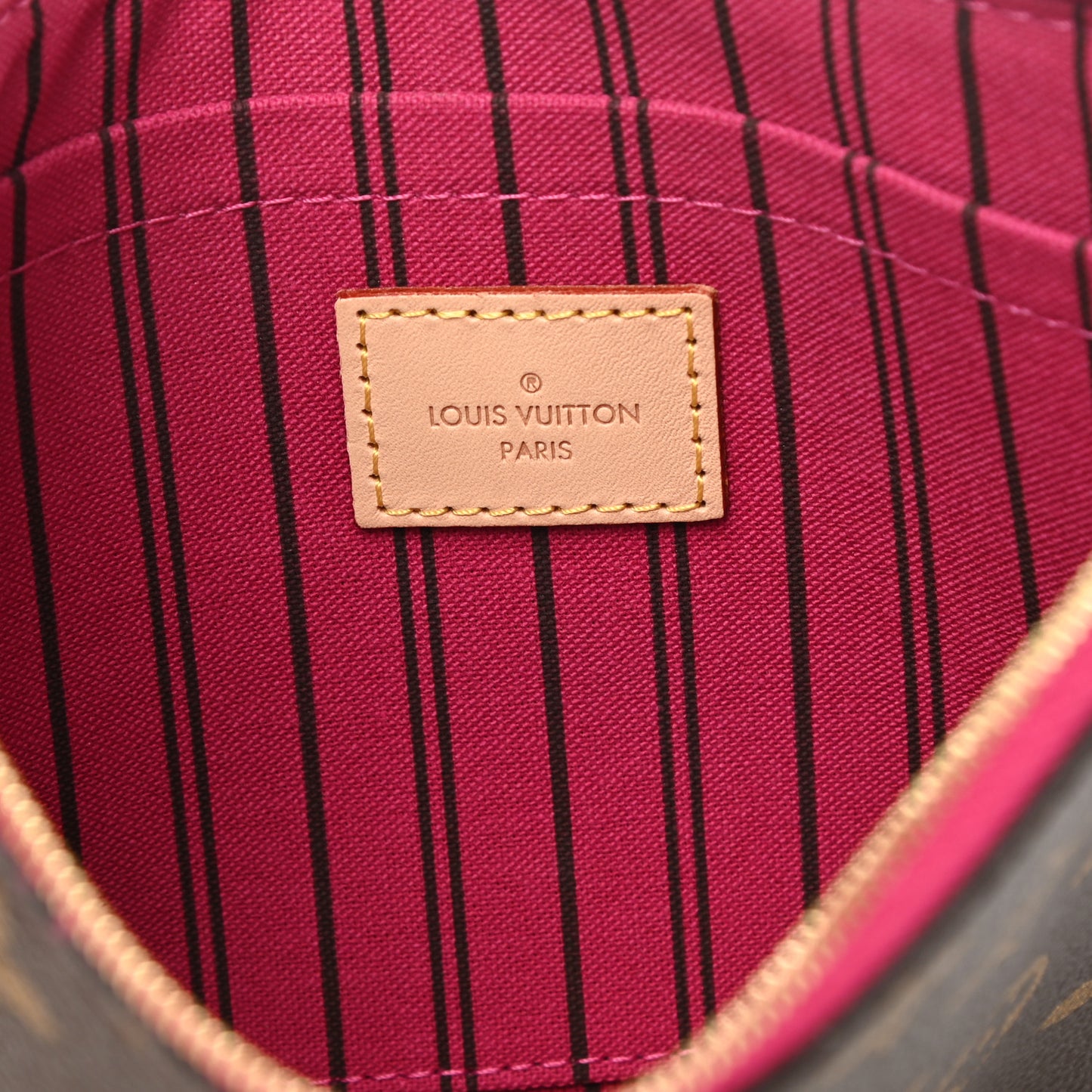 Monogram Neverfull PM Pochette Pivoine