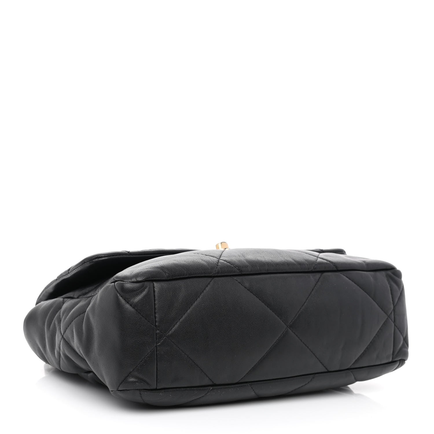 Chanel Lambskin Quilted Large Chanel 19 Flap Black 4 of 11
