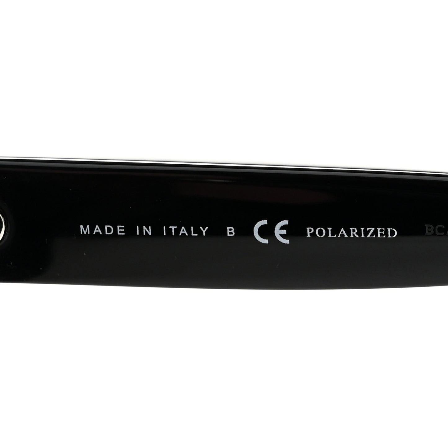 Acetate Polarized Square CC Sunglasses 5380 Black