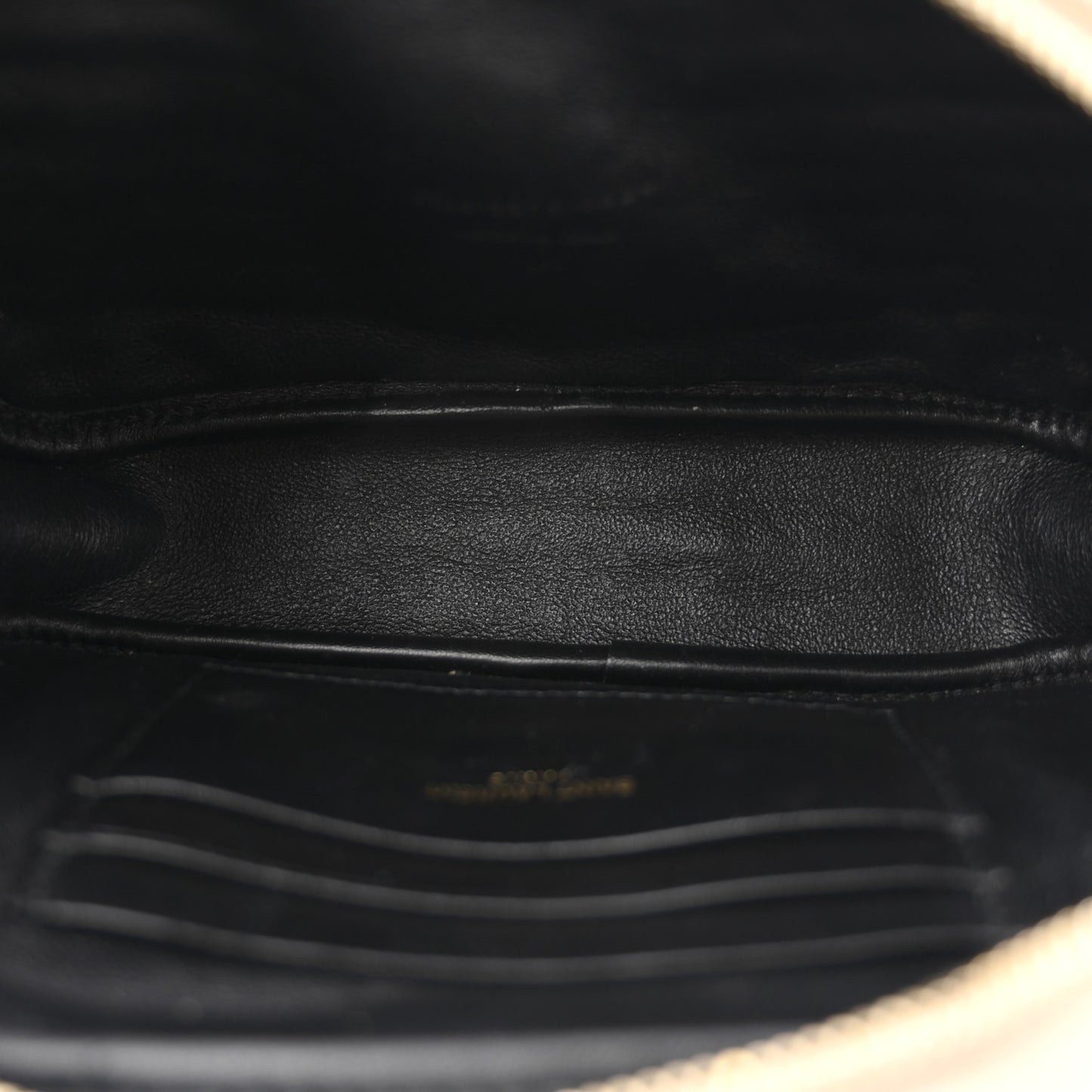 Grain De Poudre Matelasse Monogram Mini Lou Camera Bag Dark Beige