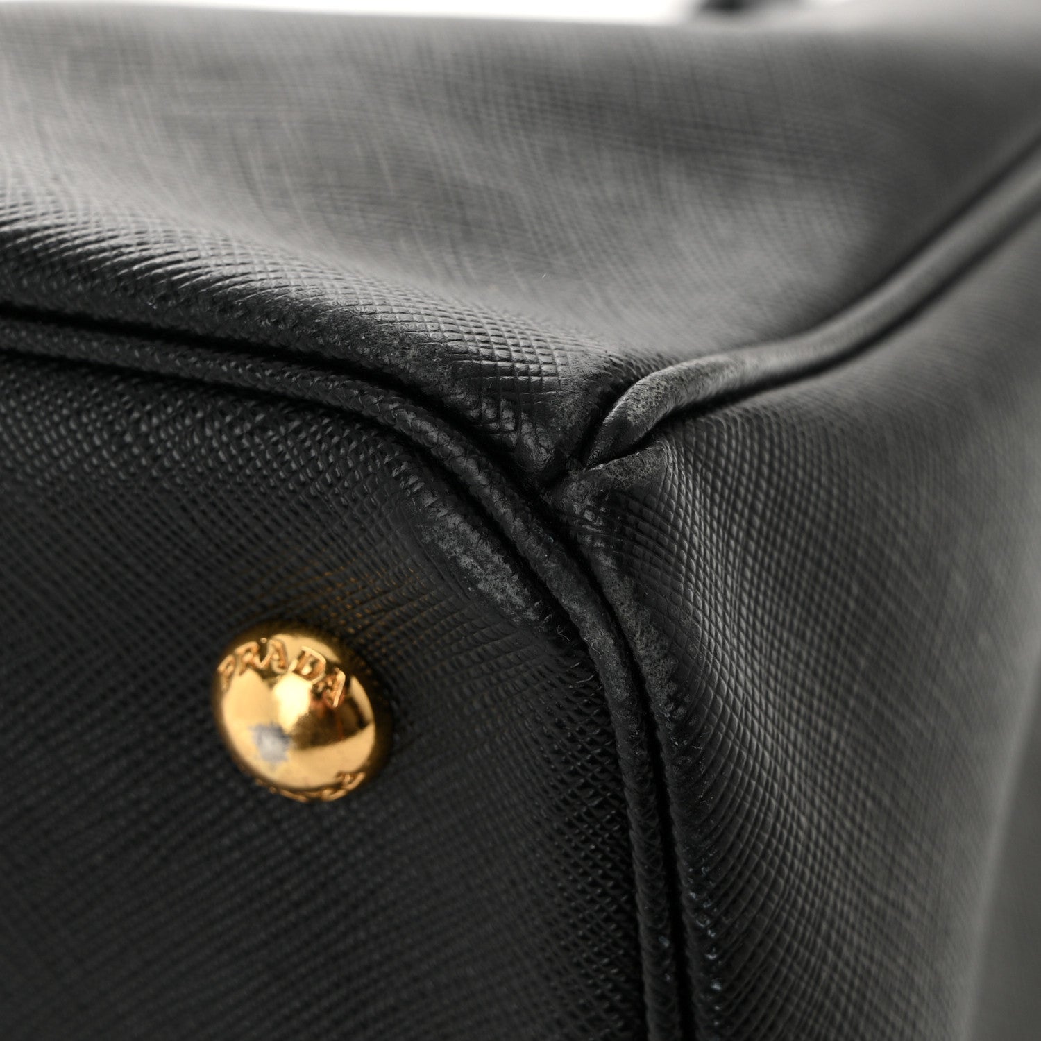 Prada Saffiano Lux Medium Tote Black 10 of 12