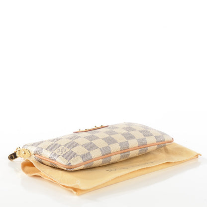 Louis Vuitton Damier Azur Pochette Milla MM 4 of 8