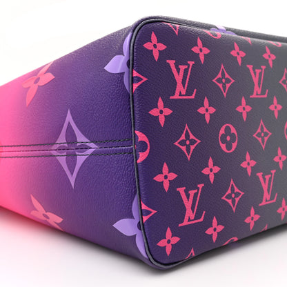 Louis Vuitton Monogram Giant Spring In The City Neverfull MM Midnight Fuchsia 9 of 10