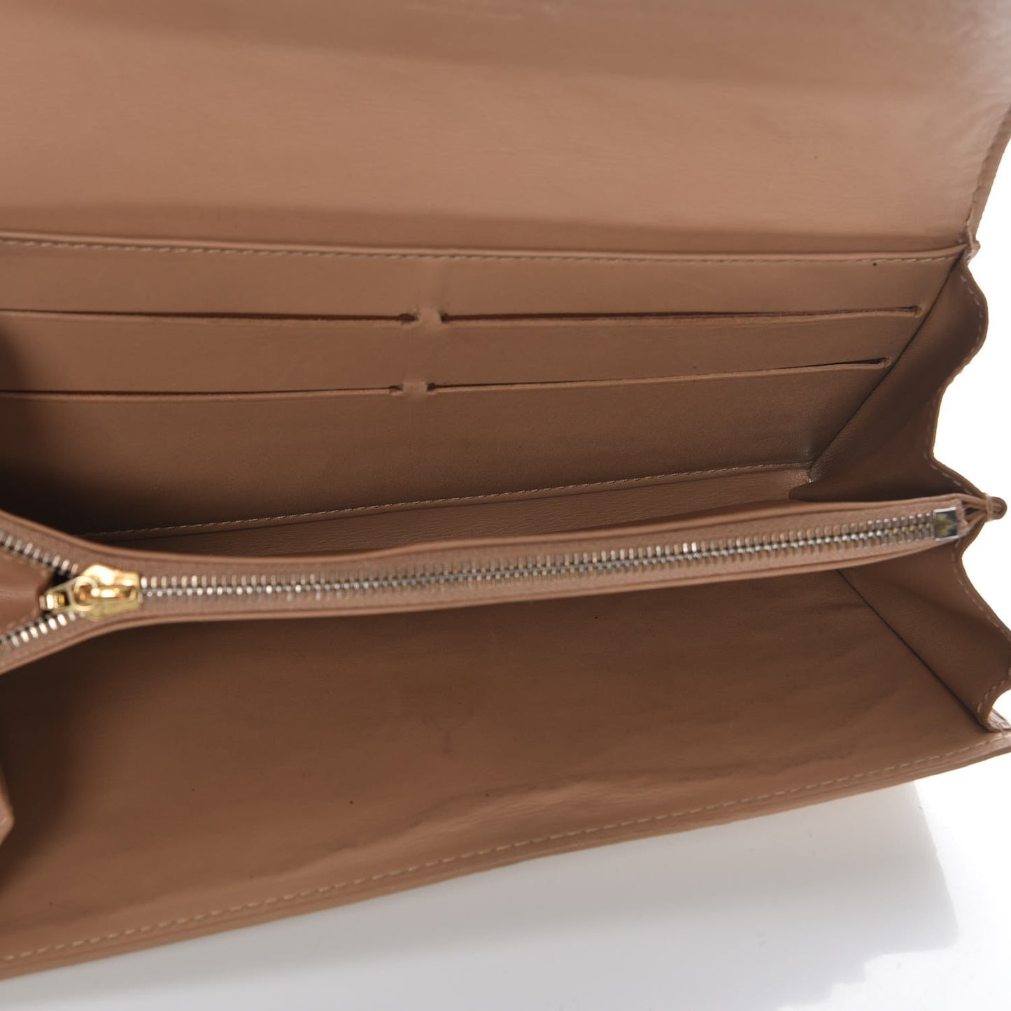 Vernis Sarah Wallet Noisette